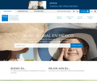 Bupasalud.com.mx(Bupa México) Screenshot