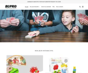 Bupro.fr(Jeux interactifs) Screenshot