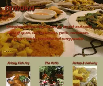 Buraka-Madison.com(Madison's Ethiopian Restaurant on Willy Street) Screenshot