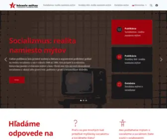 Buraniemytov.sk(Búranie mýtov) Screenshot