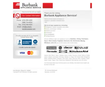 Burbank-Appliancerepair.com(Los Angeles's Favorite Appliance Repair Company) Screenshot