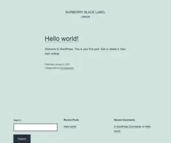 Burberry-Blacklabel.com(バーバリー・ブラックレーベル) Screenshot