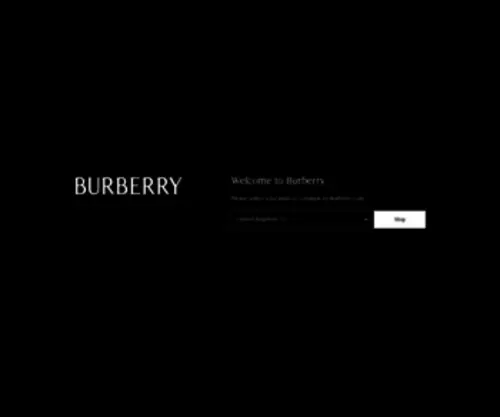 Burberry.com(Iconic British Luxury Brand Est) Screenshot