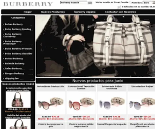 Burberryesonline.com(Burberry españa) Screenshot