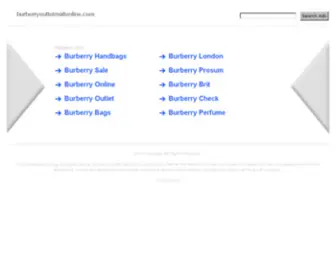 Burberryoutletmallonline.com(Burberryoutletmallonline) Screenshot
