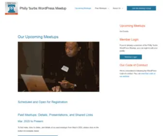 Burbswp.com(Philly 'burbs WordPress Meetup) Screenshot