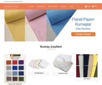 Burcakkumas.com(Burçak Kumaş) Screenshot