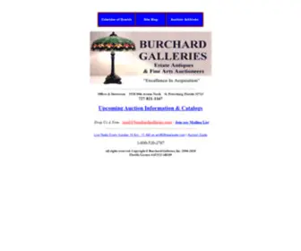 Burchardgalleries.com Screenshot