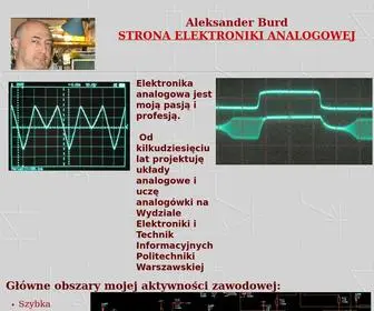 Burd.pl(Strona elektroniki analogowej) Screenshot