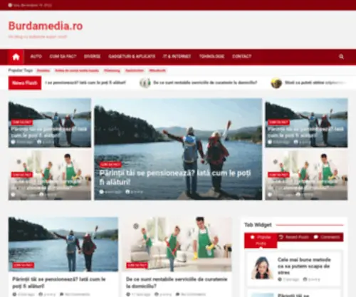 Burdamedia.ro(Burda Media Bucuresti) Screenshot