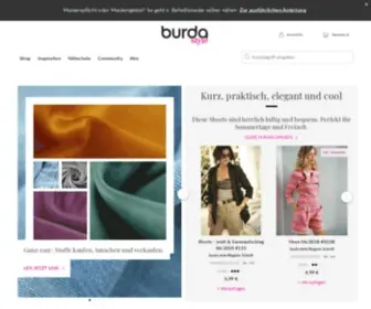 Burdamode.com(PDF-Downloads und Papierschnittbögen) Screenshot