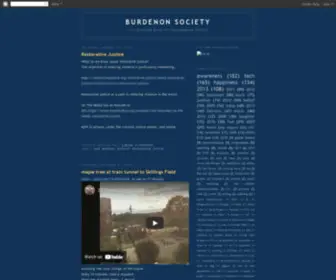 Burdenon.org(Burdenon society) Screenshot