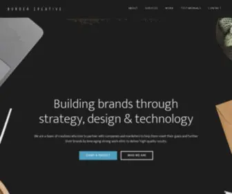 Burdercreative.com(Website Design and Branding Agency) Screenshot
