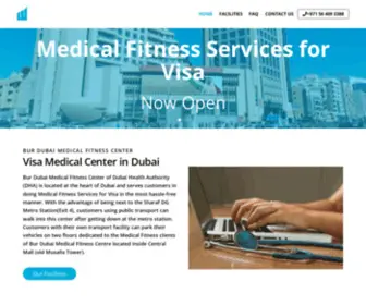 Burdubaimedicalfitnesscenter.com(DHA medical fitness center Dubai) Screenshot