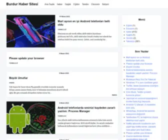 Burdur-Haber.com(Burdur Haber Sitesi) Screenshot