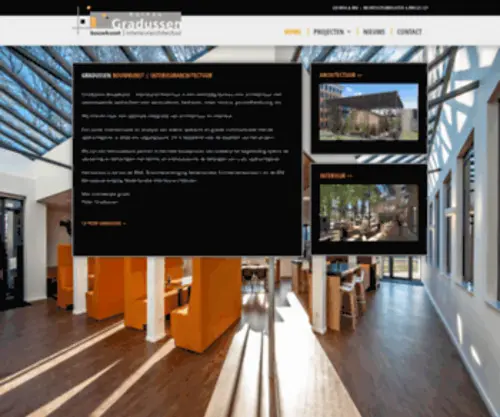 Bureau-Gradussen.nl(Gradussen Bouwkunst & Interieurarchitectuur) Screenshot