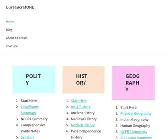 Bureaucratone.com(BureaucratONE) Screenshot