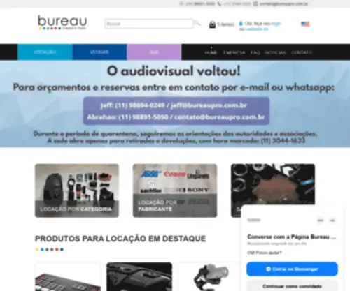 Bureaupro.com.br(Bureau Cinema e V) Screenshot