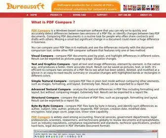 Bureausoft.com(PDF Compare) Screenshot