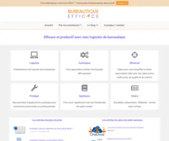 Bureautique-Efficace.com(Bureautique efficace) Screenshot