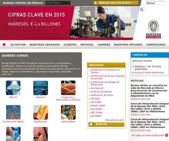 Bureauveritas.com.mx(Grupo Bureau Veritas en M) Screenshot