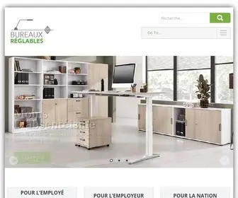 Bureauxreglables.fr(Bureaux réglables) Screenshot