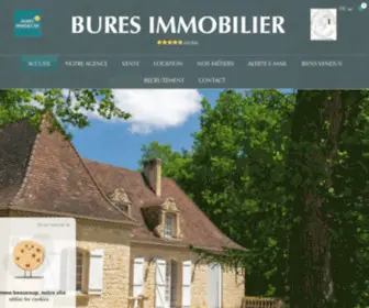 Buresimmobilier.com(Agence immobilière Bures) Screenshot