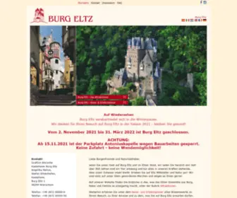 Burg-ELTZ.de(Startseite) Screenshot