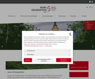 Burg-Falkenstein.de(Burg Falkenstein) Screenshot