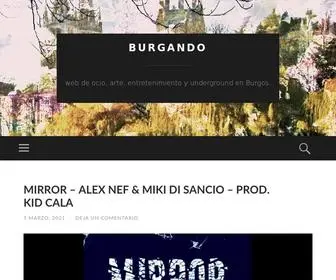 Burgando.com(Web de ocio) Screenshot