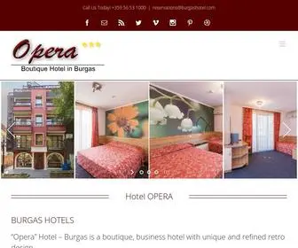 Burgashotel.com("Opera" hotel Burgas) Screenshot