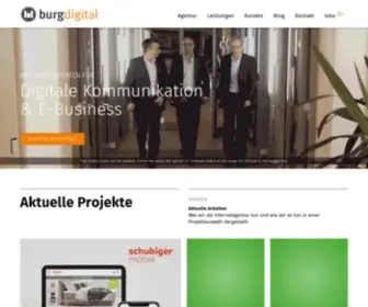 Burgdigital.de(Experten für Webprojekte) Screenshot