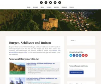 Burgenarchiv.de(Burgen) Screenshot