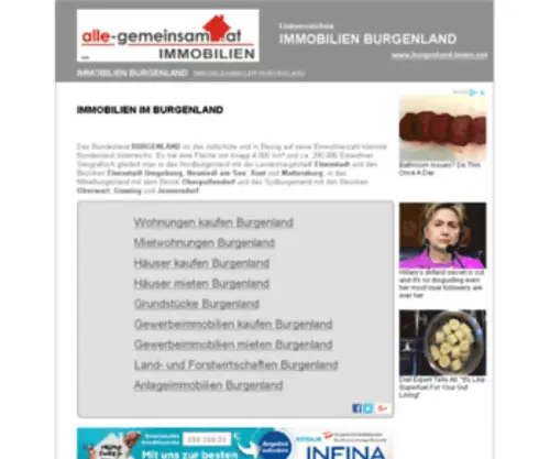 Burgenland-Immo.net(IMMOBILIEN BURGENLAND) Screenshot