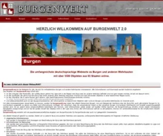 Burgenwelt.org(Burgenwelt) Screenshot