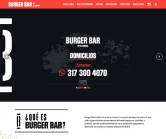 Burgerbarbyelcorral.com(Burger Bar by El Corral) Screenshot