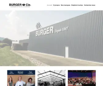 Burgeretcie.fr(Groupe Burger & Cie) Screenshot