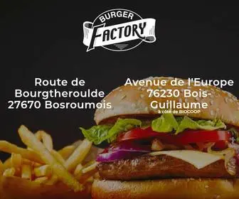 Burgerfactory.fr(Restaurant burger factory) Screenshot