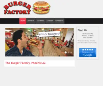 Burgerfactory.us(Burger Factory) Screenshot