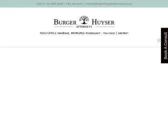 Burgerhuyserattorneys.co.za(Burger Huyser Attorneys) Screenshot