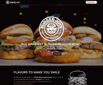 Burgerjoys.com(Burger Joys (Hong Kong)) Screenshot