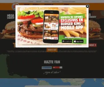 Burgerking.com.pe(KING®) Screenshot