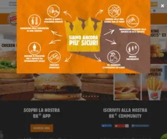 Burgerking.com.pl(Burger King Italia) Screenshot