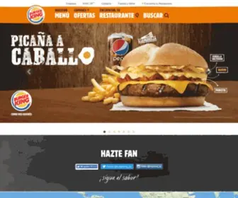 Burgerking.com.py(KING®) Screenshot