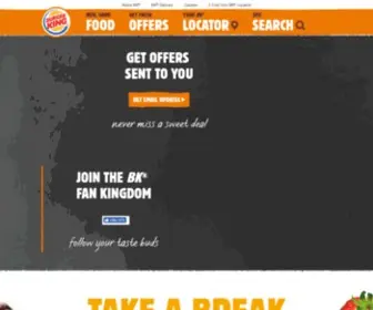 Burgerking.com.sg(KING®) Screenshot