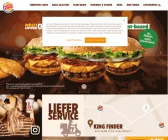 Burgerking.de(BURGER KING) Screenshot