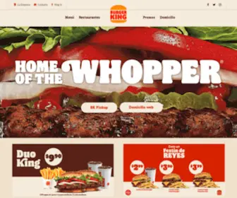 Burgerkingec.com(¡A tu manera) Screenshot