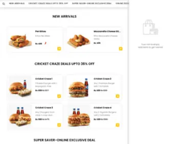 Burgeroclock.com.pk(Burger O'Clock) Screenshot