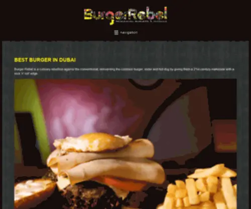 Burgerrebel.com(Best Burger in Dubai) Screenshot
