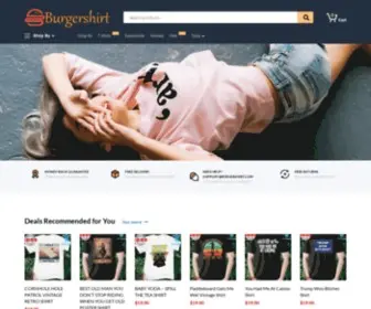 Burgershirt.com(Home) Screenshot